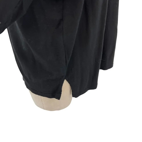 Electric & Rose Black Long Sleeve Cotton Crew Neck Tee Shirt Size Medium - Picture 6 of 9